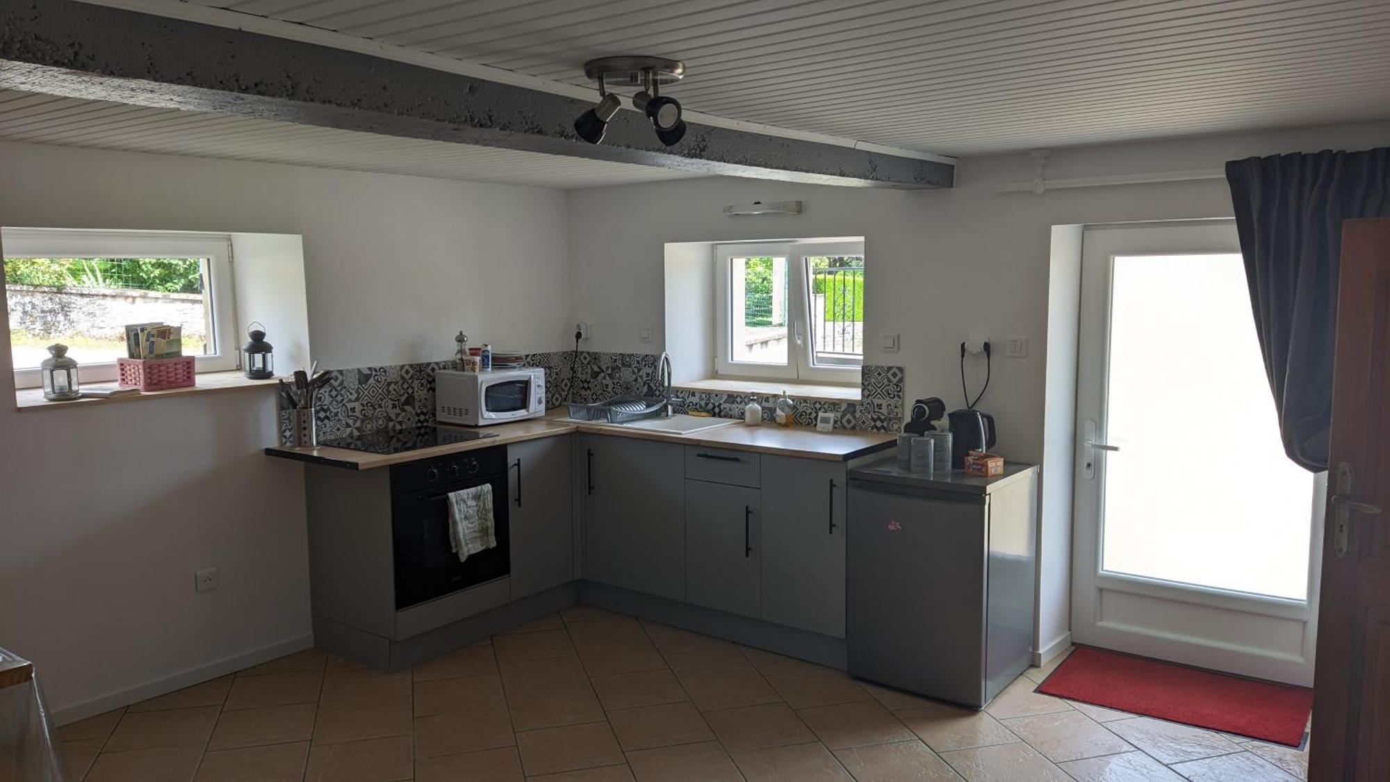 Studio A La Campagne Dans Corps De Ferme Renovee Chancey Værelse billede